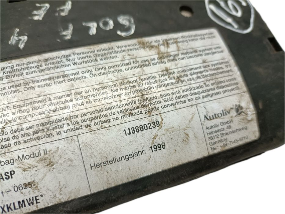 Airbag banco direito VOLKSWAGEN Golf IV (1J1)