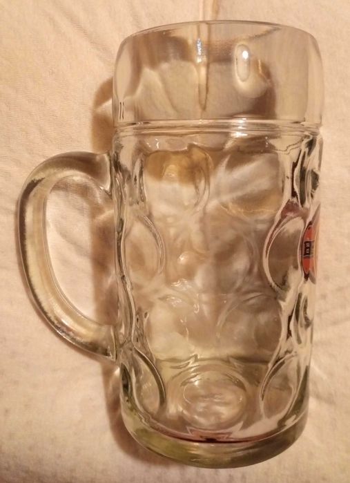 Бокал пивной 1 литр (Австрия) "FAX"