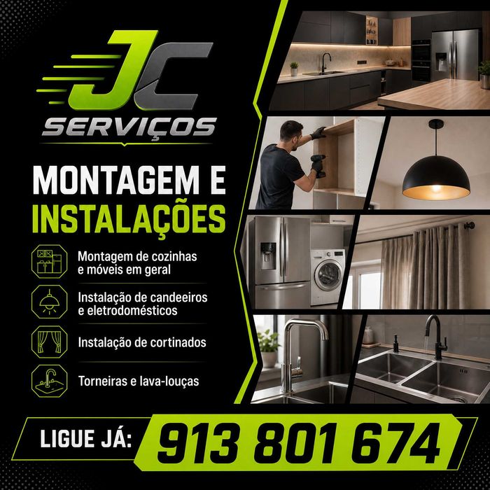 Montagem de móveis e eletrodomésticos