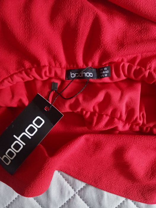 Czerwony crop top 42