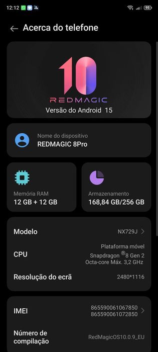 REDMAGI  8Pro usado