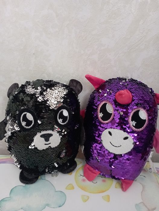 М'які іграшки в паєтках Glitter Palz