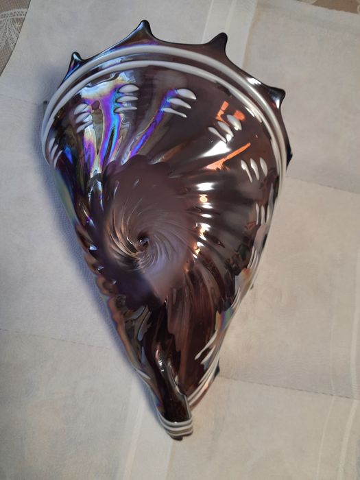 Szklana patera vintage