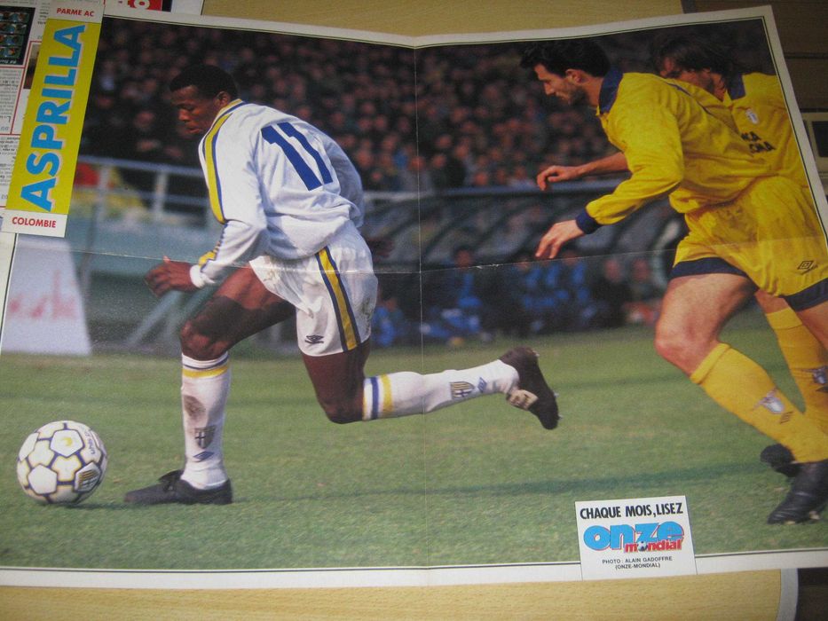Poster Futebol Colombia Faustino Asprilla