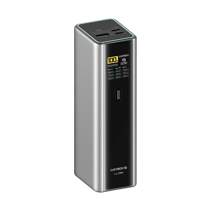 Павербанк CUKTECH 15 Ultra 20000 mAh 165W Grey/Black (PB200U)