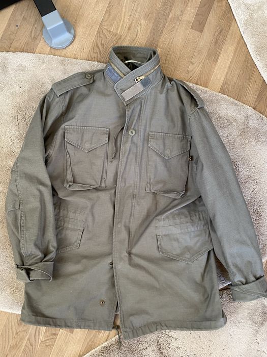 Куртка польова Alpha Industries M65 Regular S Оліва