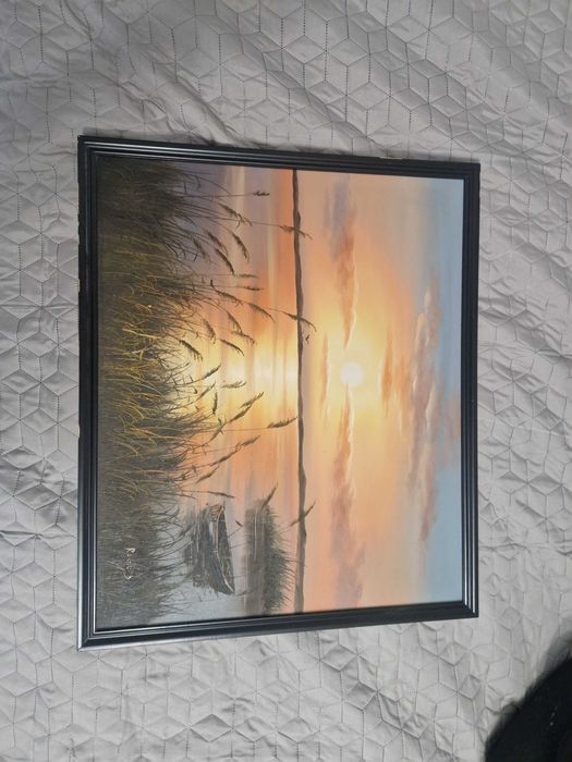 Sprzedam obraz ręcznie malowany.