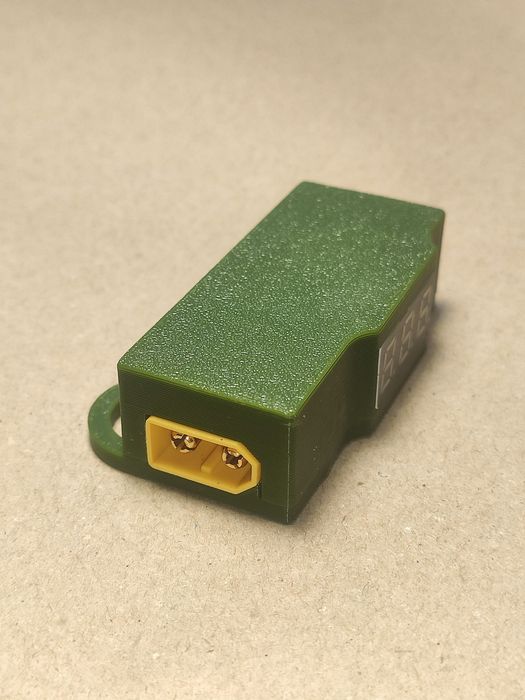 Адаптер XT60 - USB-C/USB-A для FPV батарей 2-6S, 45W з вольтметром