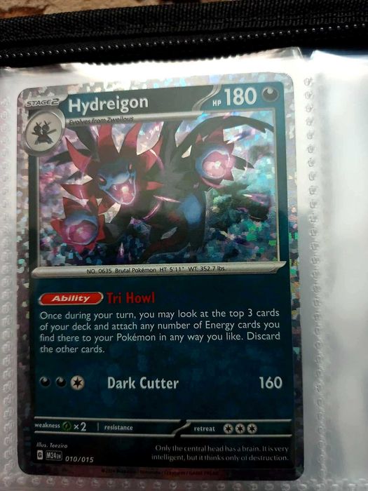 Pokemon karty promo Foil. Koraidon, Miraidon, Hydreigon