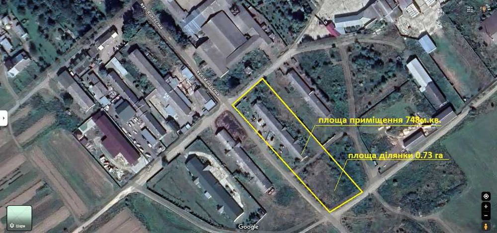 Приміщення на околиці м. Стрий біля міжнародної автотраси Київ-Чоп.