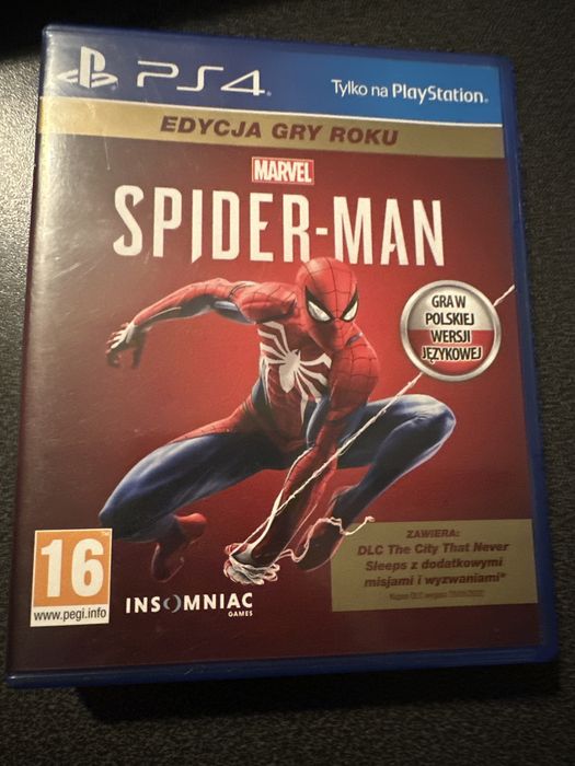 Sprzedam Spider-man Pl edycja gry roku Ps4 slim Pro Ps5 Wymiana gier
