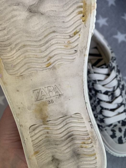 Кеды кроссовки леопардовые ZARA 36