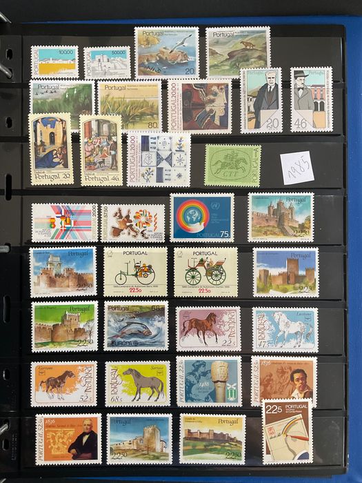 Selos Portugal CTT 1980 / 1989 Novos