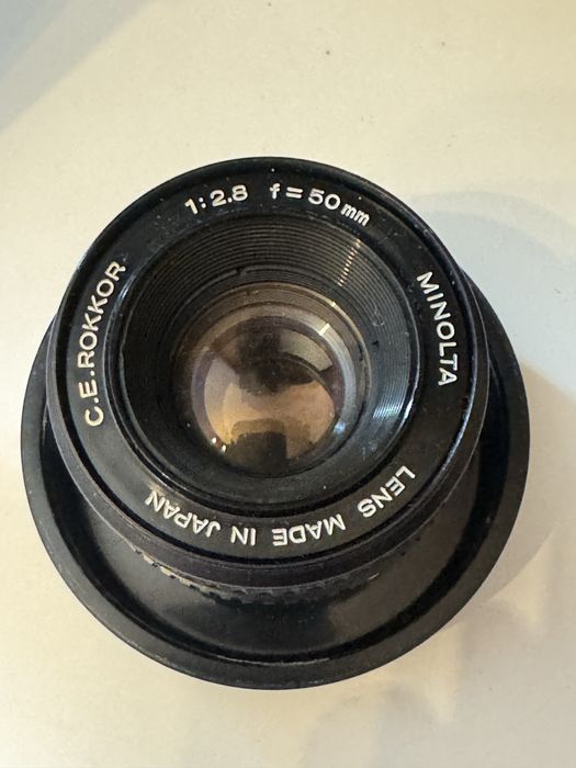 Powiekszalnik Durst M605 35mm z Minoltą C.E Rokkor 50 2.8
