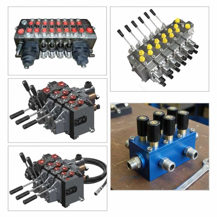 Гідророзподільник JCB Caterpillar Komatsu Volvo  Hitachi  Machinery Doosan Hyundai  CASE Bobcat  Manitou Р80 Р 160 ЕО 2621 John Deer  Massey Ferguson