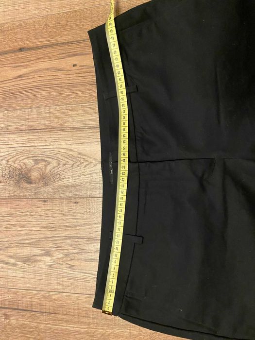 Czarne, eleganckie damskie spodnie, rozmiar L (12)