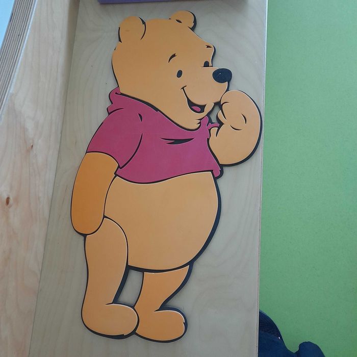 baú e relógio Winnie The Pooh