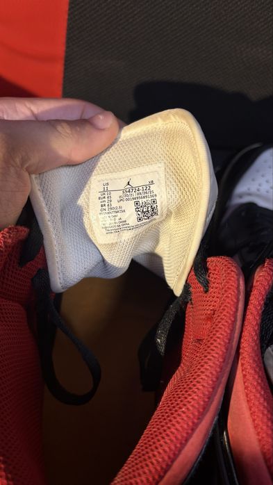 Nike Air Jordan 1 High Gym Red/Black Toe