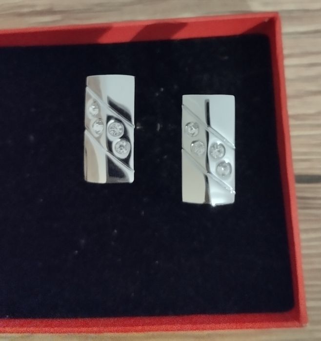 Garnitur ślubny smoking 176/100/90 + koszula + spinki do mankietów