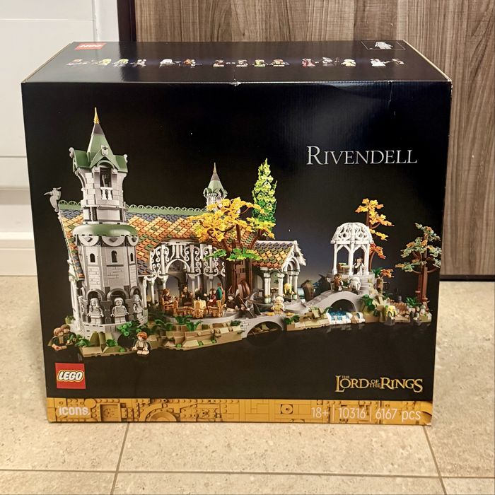LEGO 10316 LOTR Rivendell - Władca Pierścieni Klocki Nowe Oryginalne Okazja Rzeszów Kraków Warszawa