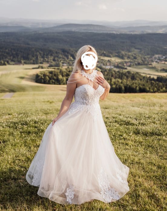 Suknia ślubna M/L wyjątkowa księżniczka