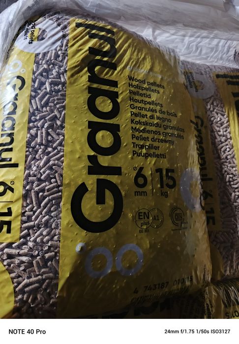 Pellet drzewny opał GK Premium graanul granulita KG PREMIUM