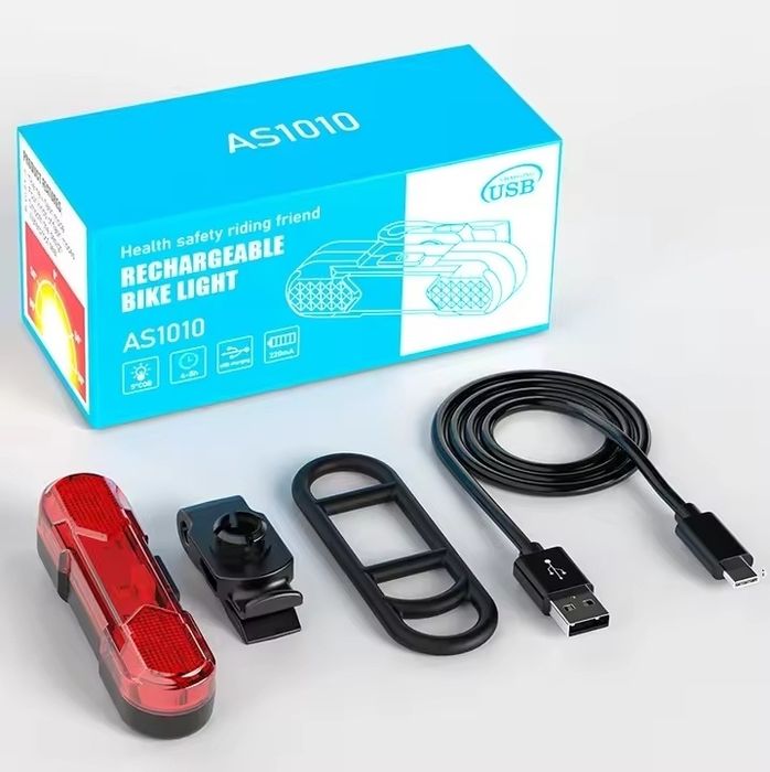 Велофонарь + задний фонарик на велосипед, яркий велосипедный свет