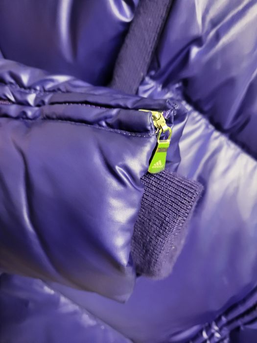 100%puch naturalny pikowana kurtka Adidas  40 ideal