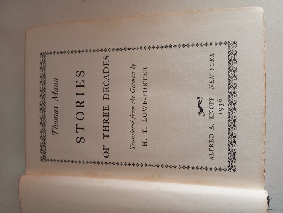 Thomas Mann (A. PN) - Collects 24 Works - Stories of Three Decades