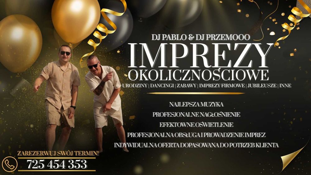 DJ PABLO & DJ PRZEMOOO – DJ na Twoją Imprezę | Grudziądz i okolice