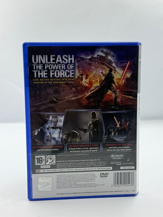 Star Wars The Force Unleashed 3xA Ps2 nr 3422