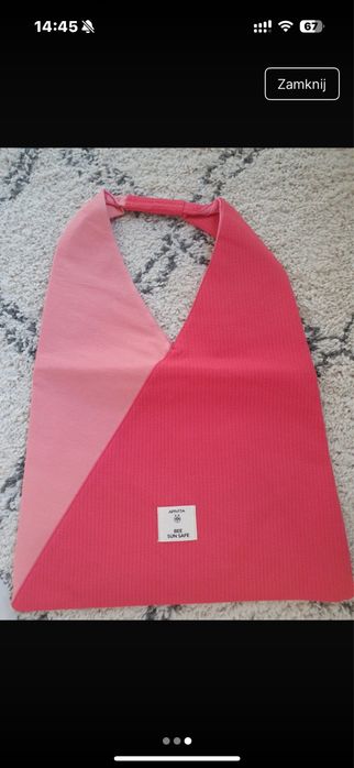 Duża Torebka na plażę shopper torba plażowa beach bag Apivita nowa