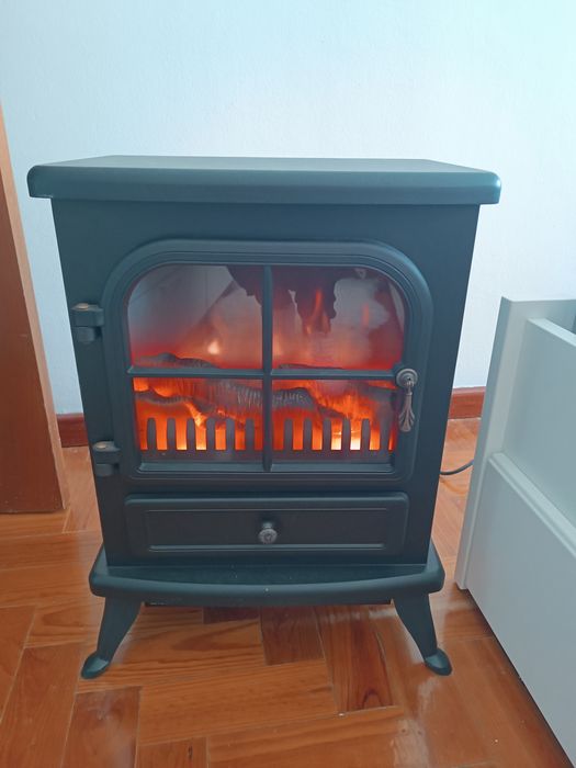 Aquecedor/ Lareira Elétrica Klarstein estilo Salamandra 1800W