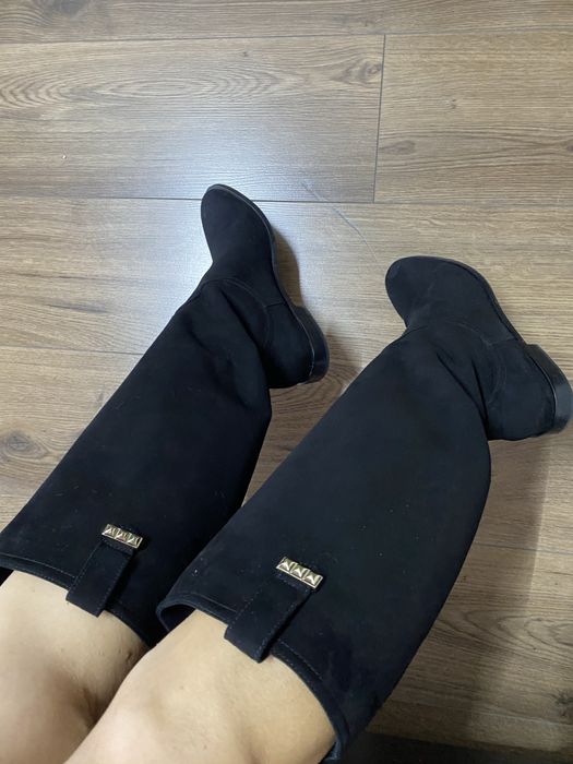 Замшеві сапоги єврозима Італія Renzo&Renzi