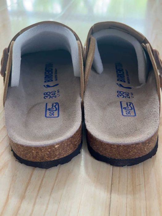 Birkenstock Boston brązowe r.38