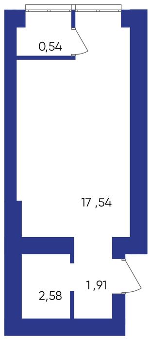 Квартира в готовому будинку ЖК Атмосфера (повна вартість-28800дол.)