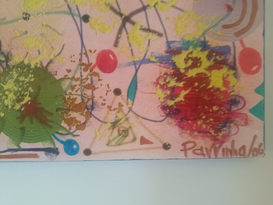 Pintura Abstrata Original: Virus Attack by Parrinha - 2006  (Acrilic on Canvas)