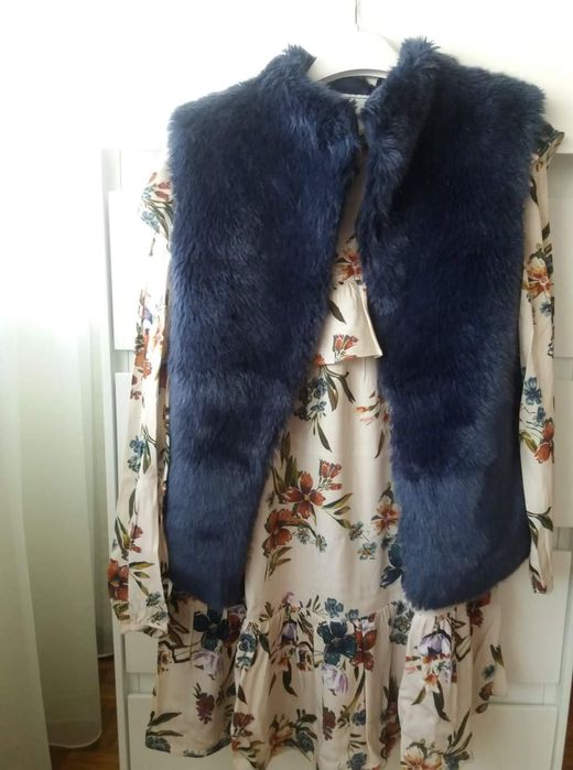 Conjunto colete e vestido