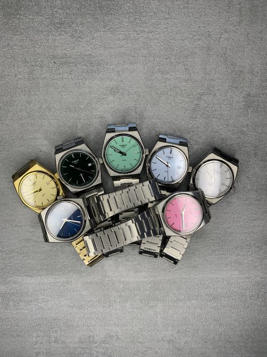 Годинник Tissot PRX 35мм золоті, швейцарские часы Тисо золото