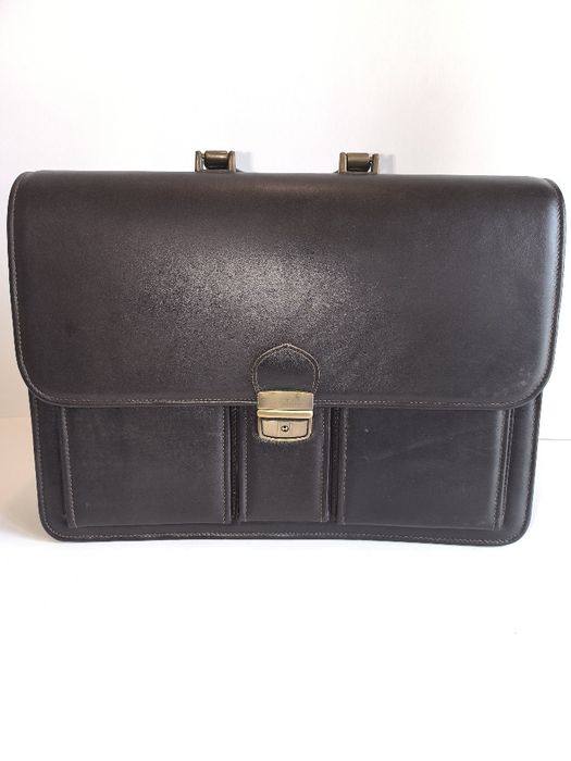 Teczka A4 skóra ekologiczna kolor czekolada nowa!!! Polski producent