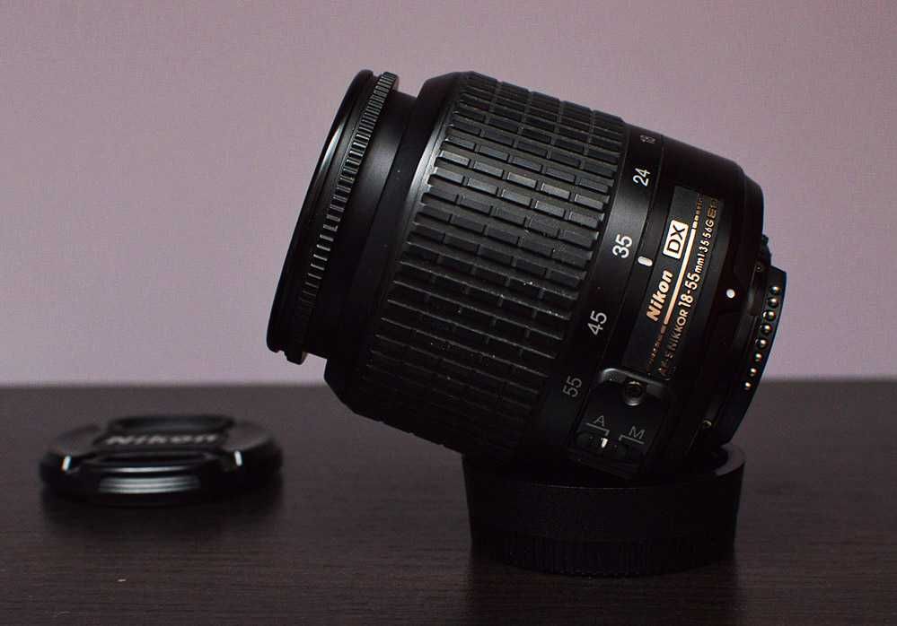 Nikon Nikkor EF-S 18-55 f 3.5-5.6 - Новый / Nikon D3200