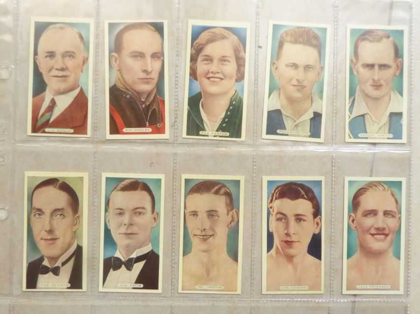 1935 cartões de tabaco - Campeões do Desporto - colecção completa