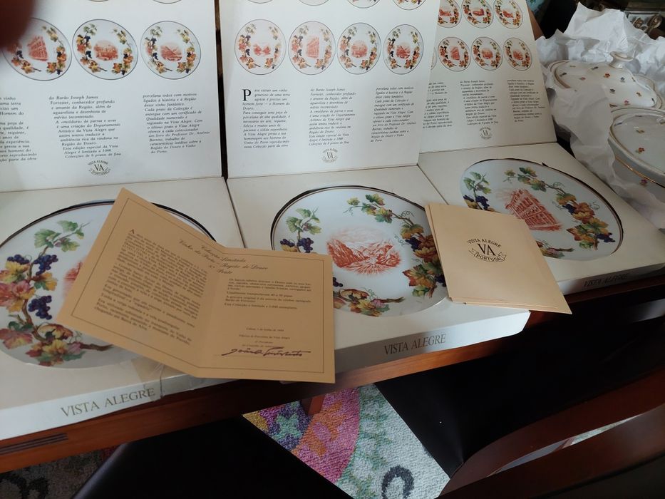 Coleção pratos rota do Douro vista alegre