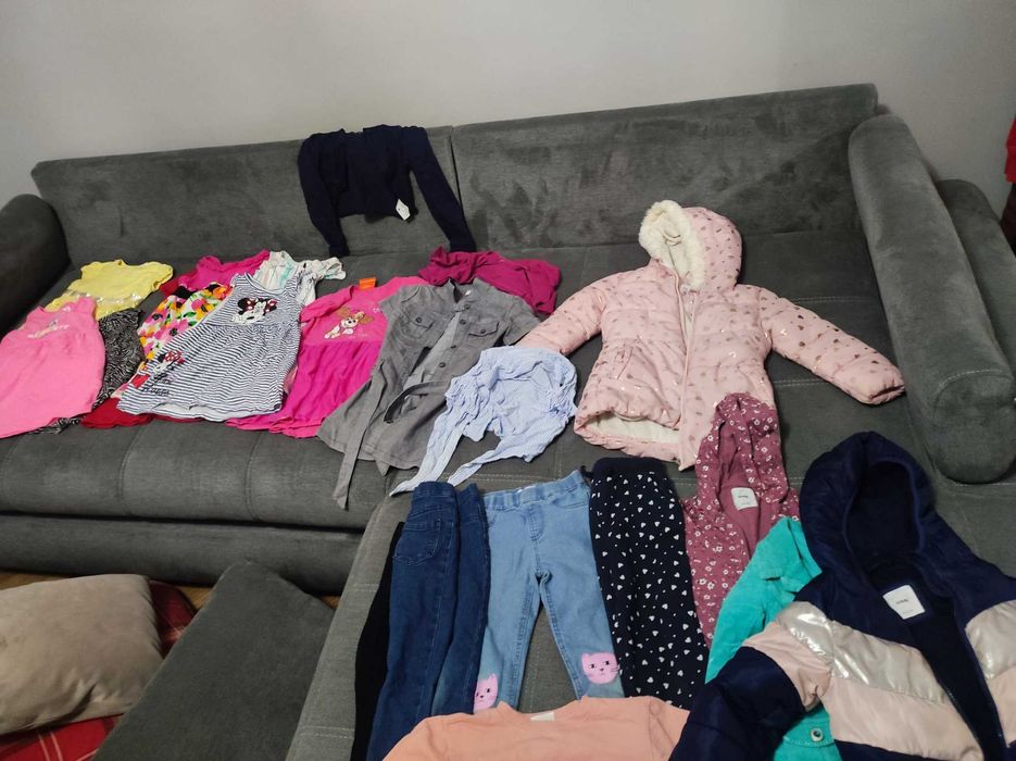 Mix paczki 110-116 cm dziewczynka ubrania