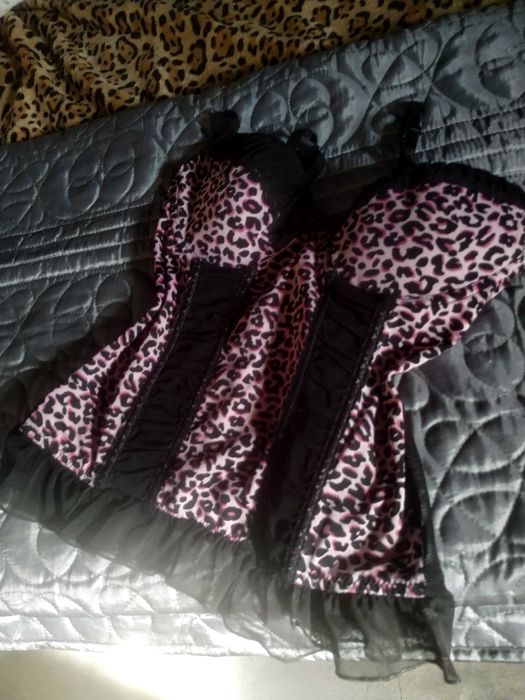Corpete léopardo Rosa calzedonia S/M