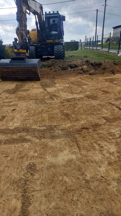 Prace ziemne, podbudowa, wykopy utwardzenie terenu, rozbiórki
