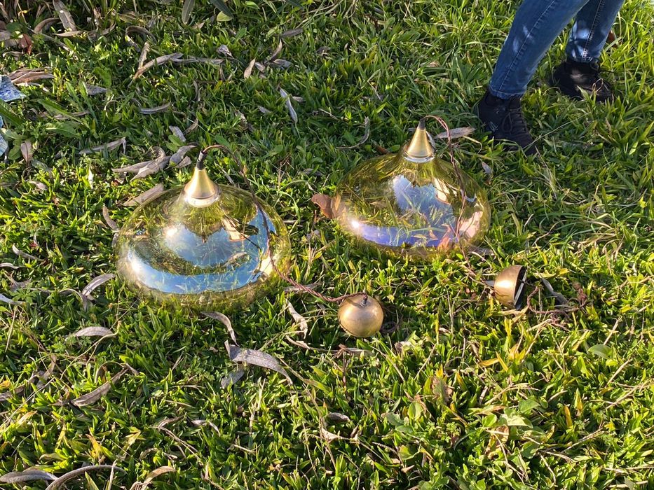 Três candeeiros novos