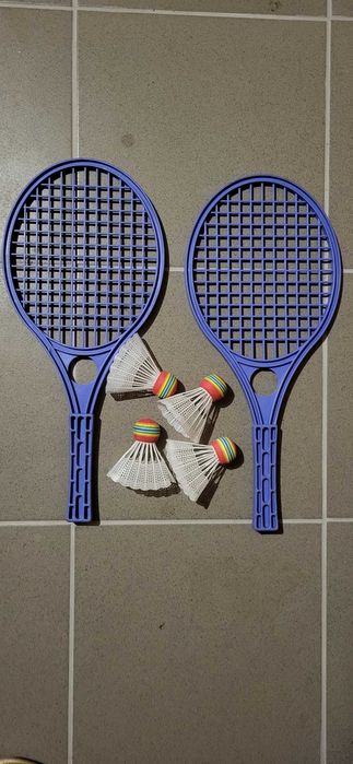 Paletki do badmintona + lotki