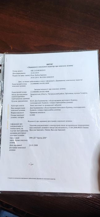 Продам земельну ділянку