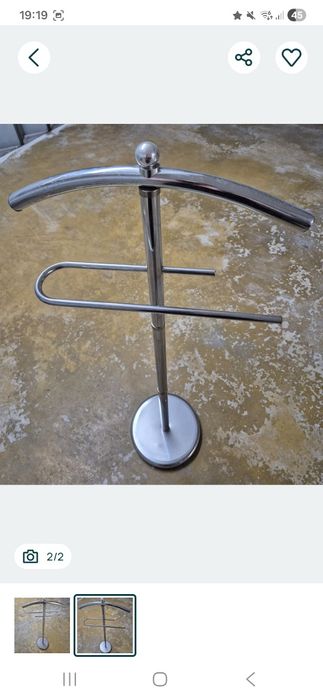 Porta casaco inox